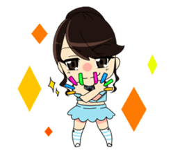 "Justice&lovely heroes" ULTRAGIRL sticker #7027161