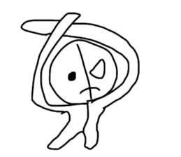 half of demon sticker #7027275