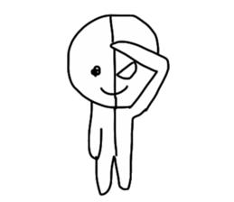 half of demon sticker #7027287