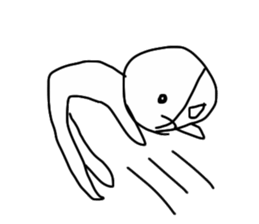 half of demon sticker #7027291