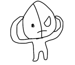 half of demon sticker #7027314