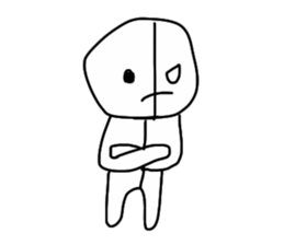 half of demon sticker #7027316