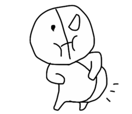 half of demon sticker #7027317