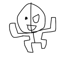 half of demon sticker #7027321