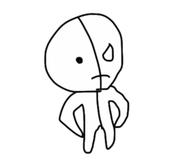 half of demon sticker #7027323