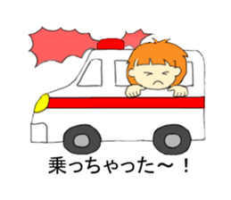 I'll go to a hospital. sticker #7027354