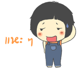 Aki Naughty girl sticker #7027614