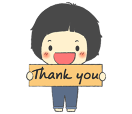 Aki Naughty girl sticker #7027619