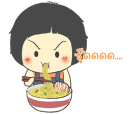 Aki Naughty girl sticker #7027629