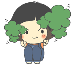 Aki Naughty girl sticker #7027634