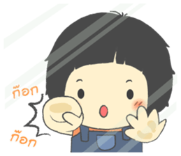 Aki Naughty girl sticker #7027636