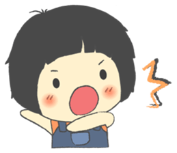 Aki Naughty girl sticker #7027639