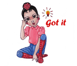 Pim thai pretty girl (Eng Ver.) sticker #7028334