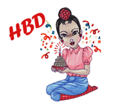 Pim thai pretty girl (Eng Ver.) sticker #7028341