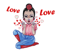 Pim thai pretty girl (Eng Ver.) sticker #7028349