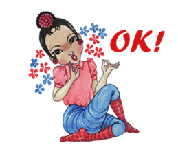 Pim thai pretty girl (Eng Ver.) sticker #7028359