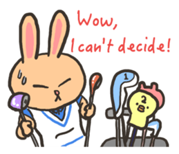 Sticker of the crazy GOLF 2 sticker #7028372