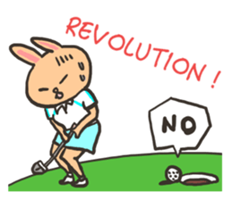 Sticker of the crazy GOLF 2 sticker #7028393