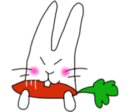 lovely funny rabbit sticker #7028812