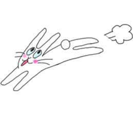 lovely funny rabbit sticker #7028815