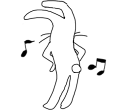 lovely funny rabbit sticker #7028816