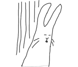 lovely funny rabbit sticker #7028818