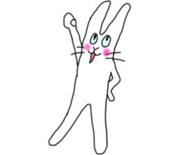 lovely funny rabbit sticker #7028820