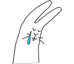 lovely funny rabbit sticker #7028837
