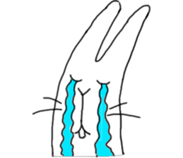 lovely funny rabbit sticker #7028842