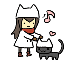 NEKO REVERSI sticker #7029005