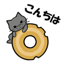 Donuts & cats sticker #7029378