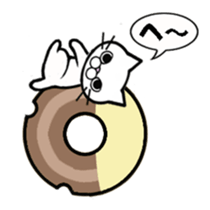 Donuts & cats sticker #7029393
