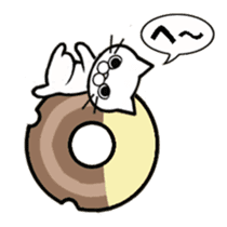 Donuts & cats sticker #7029393