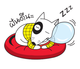 Doggy Bull Terrier sticker #7030055