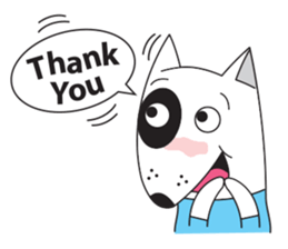Doggy Bull Terrier sticker #7030066