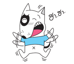 Doggy Bull Terrier sticker #7030069