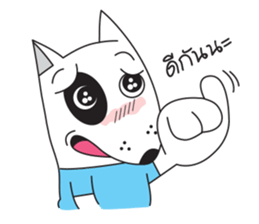 Doggy Bull Terrier sticker #7030070