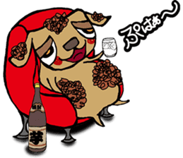 Drunk Monster -FAJIMON- sticker #7030688