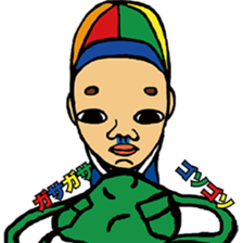 Drunk Monster -FAJIMON- sticker #7030724