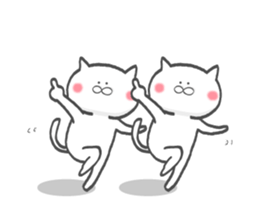 The cat loves basketball! sticker #7030946