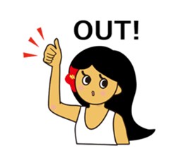 Akala is a girl in hawaii sticker #7030979