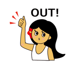 Akala is a girl in hawaii sticker #7030979