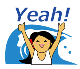 Akala is a girl in hawaii sticker #7030982