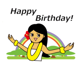 Akala is a girl in hawaii sticker #7030998