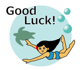 Akala is a girl in hawaii sticker #7031001