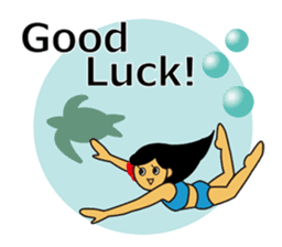 Akala is a girl in hawaii sticker #7031001