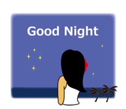 Akala is a girl in hawaii sticker #7031006