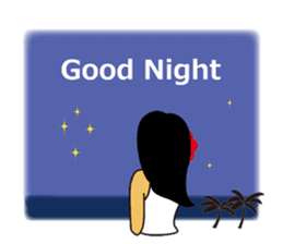 Akala is a girl in hawaii sticker #7031006