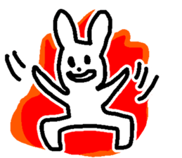 Response rabbit! sticker #7031133