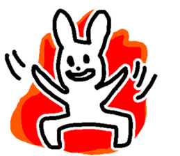 Response rabbit! sticker #7031133